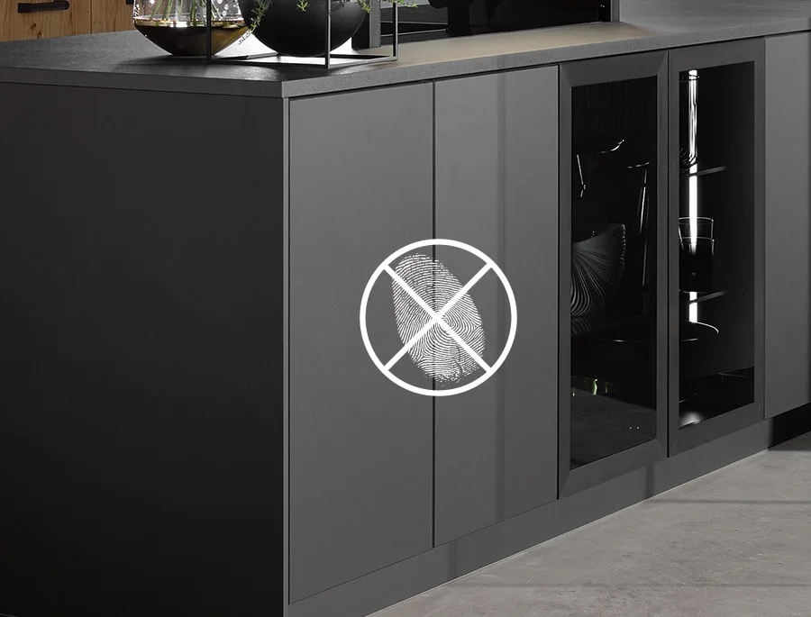 Morgenroth Kuechen Rostock Tessin Bauformat Küchen Anti Fingerprint Oberflaeche